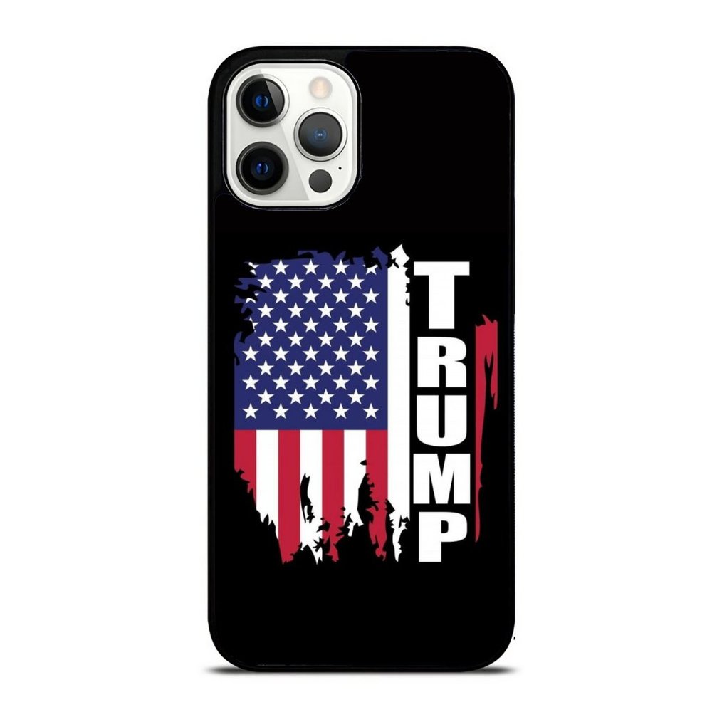 Trump 2024 Distressed US Flag iPhone Case